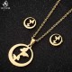 Wholesale Ladies Gold Butterfly Jewelry Set Wholesale Ladies Gold Butterfly Jewelry Set